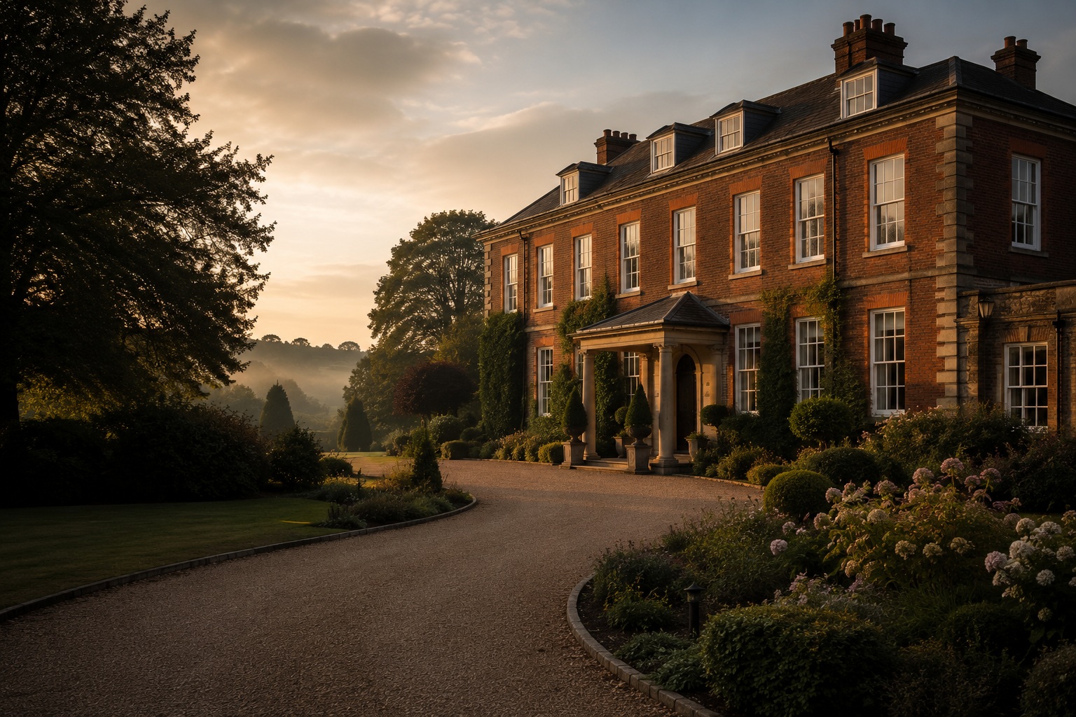 The red-brick exterior of Willowmere House